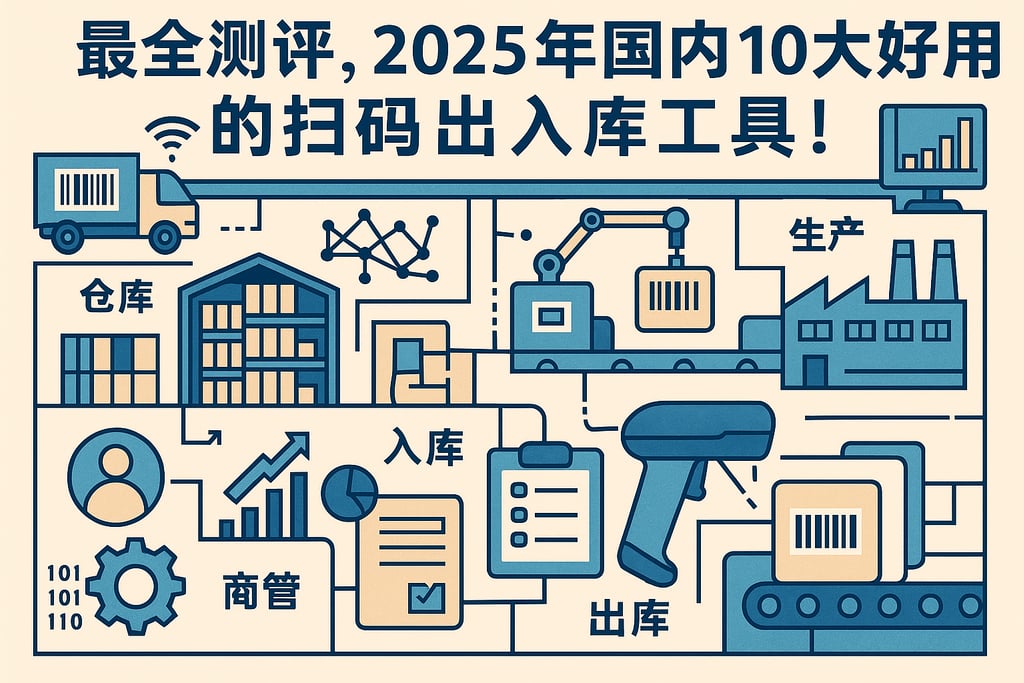 最全测评，2025 年国内 10 大好用的扫码出入库工具！